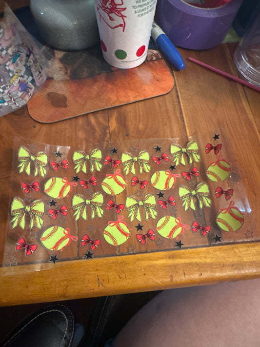 Softballs and bows