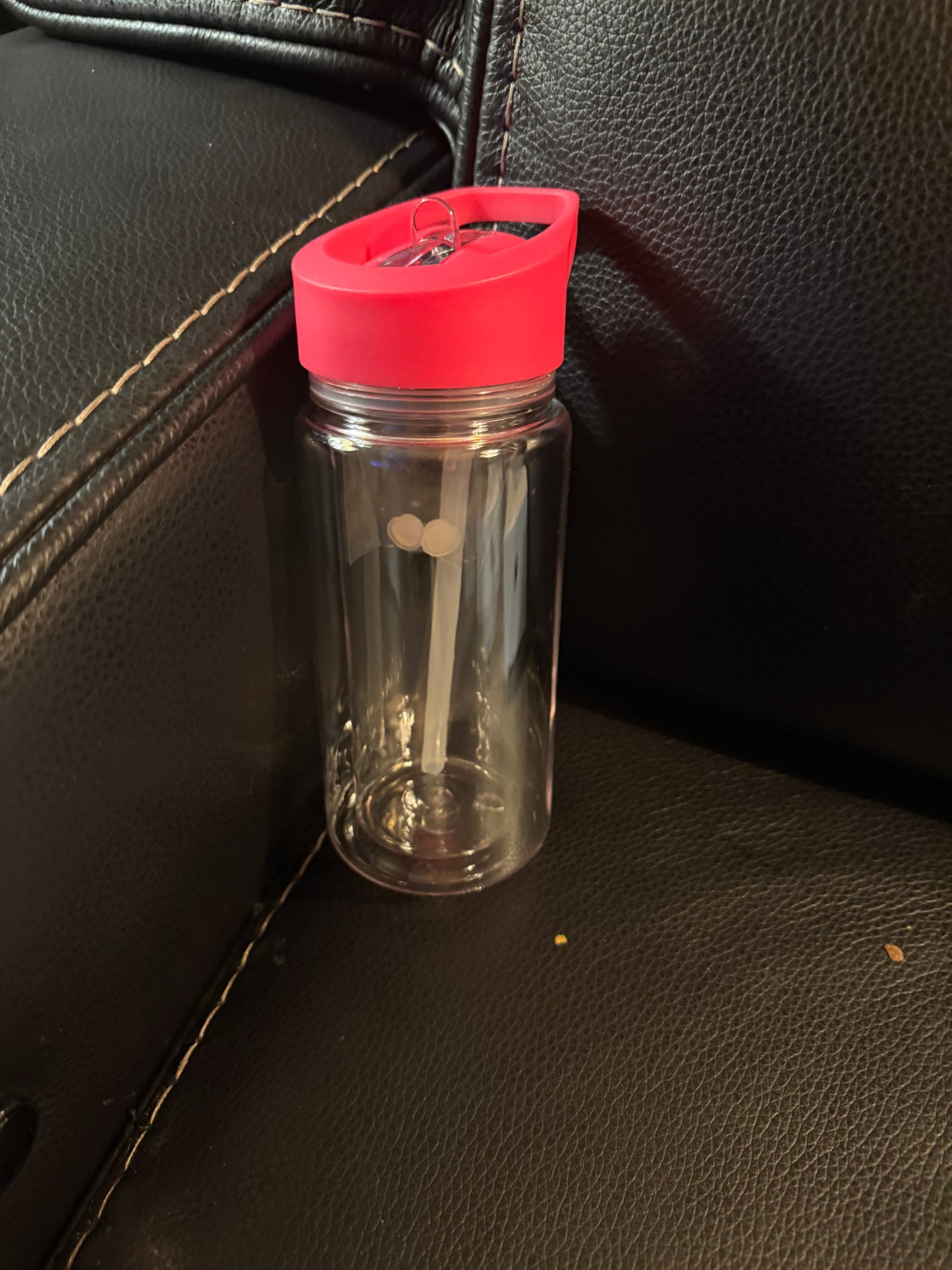 10 Oz Hot Pink Snowglobe Sippy Cup